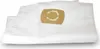 A stack of white vacuum cleaner bags with a tan connector. Náhled obrázku produktu
