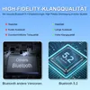 A marketing image comparing older Bluetooth versions with Bluetooth 5.2, highlighting the benefits of the latter. Produktbild-Vorschau