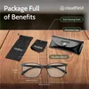 Blaufilter Brille Cloudfield - Bildschirmbrille fuer Damen Produktbild-Vorschau 8