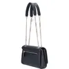 A black Guess handbag is shown from a side angle against a white background. Produktbild-Vorschau
