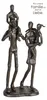 Gilde Skulptur, "Family", Familienmotiv, Eisen, braun, VE Anteprima dell’immagine prodotto 7