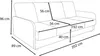 Schlafsofa - Beige - mit Bettkasten - Bonellfedern - Produktbild-Vorschau 4