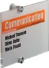 DURABLE Türschild CRYSTAL SIGN® A5 quer, 482319 transparent Produktbild-Vorschau 7