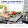 WENKO 2-częściowa pokrywa kuchenna GRANIT Deski do krojenia Podgląd zdjęcia produktu 5