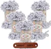 5 x ALIZE Puffy 416 Grey mit Label Produktbild-Vorschau 1