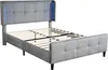 MODFU Lit double 140x200 cm - Lit Capitonné avec Éclairage Voir les images du produit 11