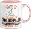 Curlingspieler Geschenk Tasse Ich Bin Curlingspieler Aber Produktbild-Vorschau 1