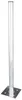 PremiumX 100cm Ø 50mm Standfuß Aluminium SAT Antennenmast Produktbild-Vorschau 3