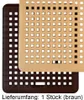 my basics Spülbeckenmatte eckig 31,5x27cm braun Produktbild-Vorschau 2