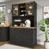 Flieks Cuisine Armoires hautes avec Usb, Armoire de cuisine Voir les images du produit 4