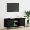 vidaXL TV-Schränk Schwarz Eichen-Optik 104 x 35 x 50 cm Produktbild-Vorschau 2