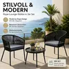 Gartenstuhl Lounge Stuhl 2er Set Gartensessel Rope Produktbild-Vorschau 4