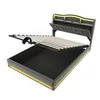 Letto imbottito INONEFT, 140x200 cm, con LED e USB, Anteprima dell’immagine prodotto 11