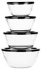 Vilde | Glasschüsseln Set mit Deckel - 8-teilig - Produktbild-Vorschau 3