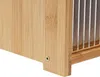 A close-up view of the corner of a bamboo bread slicer. Náhled obrázku produktu