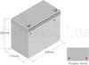 A 3D diagram of a VARTA Blue Dynamic G7 Autobatterie with dimensions indicated. Produktbild-Vorschau