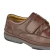 Scarpe Roamers da uomo in pelle con velcro DF1692 (40 EU) Anteprima dell’immagine prodotto 3