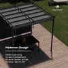 Blumfeldt Pergola 3x3 m - Wetterfestes Polyesterdach, Produktbild-Vorschau 3