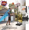 tectake® Basketballkorb Harlem freistehend, mit Rückwand Produktbild-Vorschau 3