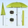 Sekey Sonnenschirm Rund Ø160cm Gartenschirm UV Schutz 50+ Produktbild-Vorschau 2