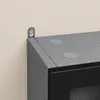 Detailansicht der Wandbefestigung und Stoffverkleidung der SoBuy Wandvitrine FSB113-H-DG Anteprima dell’immagine prodotto