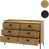 Kommode HWC-O39, Highboard Schrank, 6 Schubladen Melamin Produktbild-Vorschau 8
