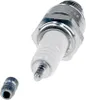 A close-up studio shot of a spark plug and a small metal component. Produktbild-Vorschau