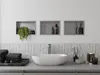 Mexen X-Wall-R étagère à encastrer avec collier 30 x 20 cm, Voir les images du produit 2