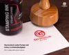 Encre pour tampon encreur et auto-encreur sans huile, rouge Voir les images du produit 3