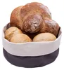 Zeller Brotbeutel, rund, Baumwolle, anthrazit/créme Ø20x12 Produktbild-Vorschau 4