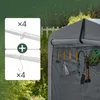 SoBuy Fahrradgarage wetterfest Gerätehaus Fahrradgarage für Produktbild-Vorschau 8
