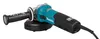 A black and teal angle grinder with a black handle is shown on a white background. Náhľad obrázku produktu