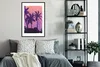 MuchoWow® MuchoWow® Gerahmtes Poster Palme - Nacht - Sommer Produktbild-Vorschau 2