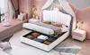Letto per bambini 140x200 cm, imbottito in bianco, Anteprima dell’immagine prodotto 8