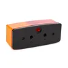 A rectangular automotive tail light with orange and red lenses and a black housing, shown against a white background. Anteprima dell’immagine prodotto