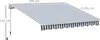 A diagram of an awning with dimensions indicated. Anteprima dell’immagine prodotto