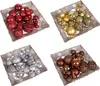 Christmas Gifts Weihnachtskugeln Set Rot 100 Kunststoff Produktbild-Vorschau 16