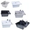 Aqbau® Ausgussbecken 505mm Waschbecken Spülbecken Granit Produktbild-Vorschau 8