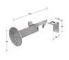 Sturmhaken, für Wandmontage, Edelstahl, Gesamthöhe 119 mm, Produktbild-Vorschau 3