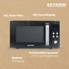 SEVERIN 3-in-1 Mikrowelle mit Grill und Heißluft bis 200°C Produktbild-Vorschau 8