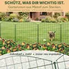Zaun Gartenzaun Steckzaun Teichzaun für Garten Teich 12 Produktbild-Vorschau 2