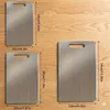 Planche à découper 3 pièces en titane et acier inoxydable Voir les images du produit 2