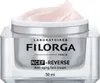 A product shot of a jar of Filorga NCEF-REVERSE Anti-aging face cream. Voir les images du produit