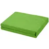 A folded green fitted sheet or topper. Produktbild-Vorschau