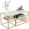 ProximaX lot de 2 tables basses, table d'appoint d'angle, Voir les images du produit 14
