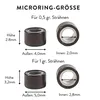 hair2heart microrings avec silicone pour extensions de Voir les images du produit 4