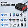 Zigarettenanzünder Verteiler 100W, Kfz Ladegerät mit USB-C Produktbild-Vorschau 6