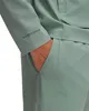 Close-up of a person's arm and pocket of a green jacket. Produktbild-Vorschau