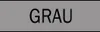 A gray rectangular box with the word GRAU written in black capital letters. Produktbild-Vorschau