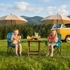 Sunula Kinder Campingstuhl mit Getränkehalter, Anglersessel Produktbild-Vorschau 4